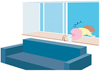 画像:住宅の窓及びベランダからの子どもの転落事故