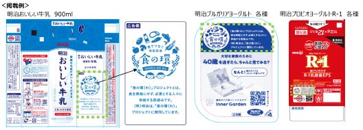 「食の環(わ)」プロジェクトロゴマークの商品掲載例