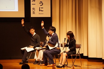 (写真)生徒役の皆さん