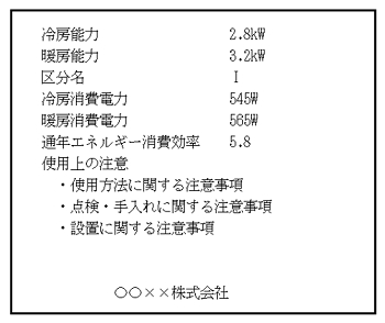 表示例