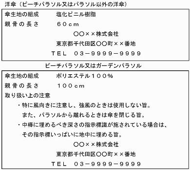 表示例